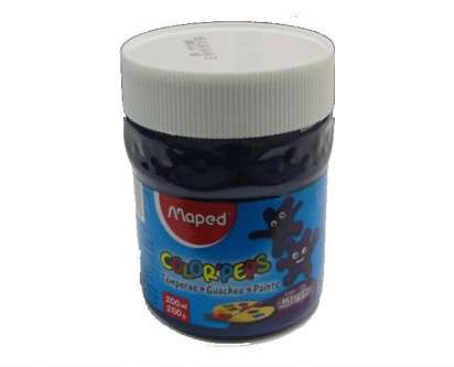 Tempera Maped Color Peps Pote x 200 Ml./250 Grs. Violeta Berenjena Cod. 826621