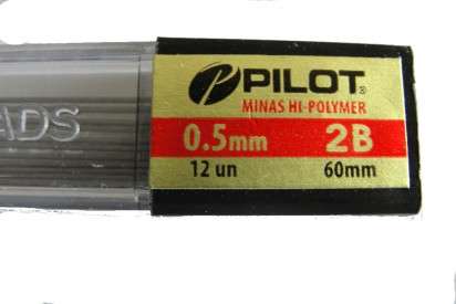 Minas Pilot / Toyo 2B 0,5 Mm. En Tubo Cod. 10210005002