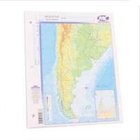 Mapa Mundo Cartografico Nro. 3 Planisferio Politico Bolsa X 40 Unid. Cod. A-001-P
