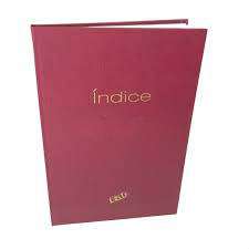 Libro Rab Corona Indice 2 Manos 22 x 33 Cms. Tapa Dura x 200 Pag. Cod. 2224/I