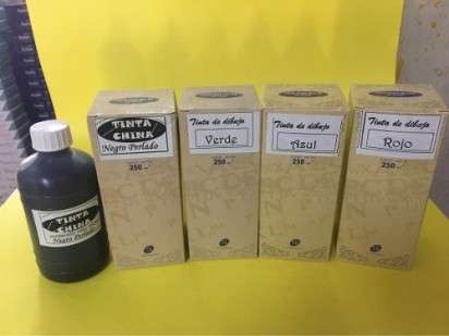 Tinta Para Dibujo Señorita X  250 Cc. Negro Cod.109-02-01