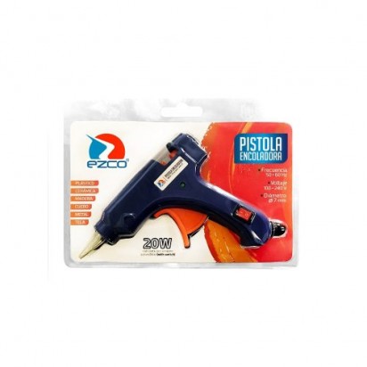 Pistola Ezco SD-E Encoladora Para Barra Chica ( 7 Mm) Potencia 20 Watts Blister Cod. 305507