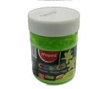 Tempera Maped Color Peps Pote x 200 Ml./250 Grs. Verde Fluo Cod. 826574