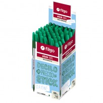 Boligrafo Filgo Stick 025 Fine 0.7 Mm. Verde x 50 Unid. Cod. Sk7-C50-V