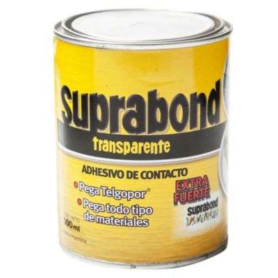 Adhesivo De Contacto Suprabond Extra Fuerte Transparente x 1000 Ml. Lata Cod. Sbd Tr 1