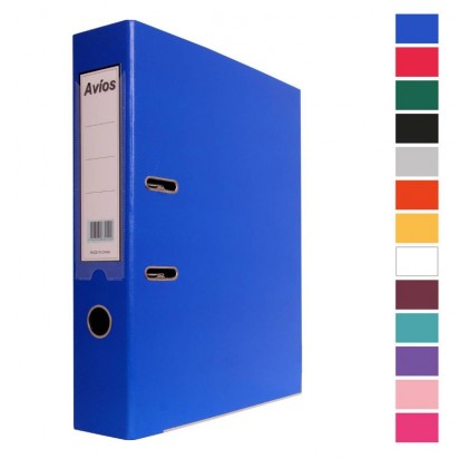 Bibliorato Avios Forrado Plastico Oficio Azul Lomo 75 Mm.  Cod.250
