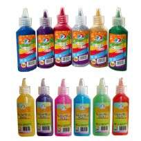 Adhesivo Ezco Glitter Glue 21 Grs. Surtido Pastel x 12 Unid. Cod. 407007P