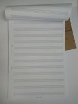 Block S. Paper Musica Profesional A4 90 Grs. Extra Blanco x 40 Hjs. Cod. Sp. B.M.x 40