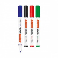 Marcador Para Pizarra Ezco 250 Punta Redonda Negro Cod. 403250-N
