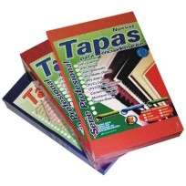 Tapa Rafer Para Encuadernacion PP Stripe Opaca Oficio Negro x 50 Unid. Cod. 354602