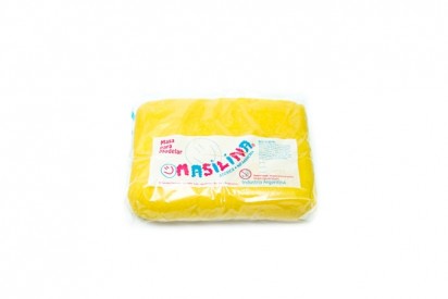 Masa Masilina X 1 Kg. Color Amarillo. Bolsa Reforzada.Cod.100Am