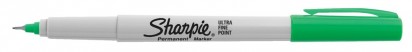 Marcador Permanente Sharpie Ultra Fino (0,5 Mm.) Verde Cod. 2050589