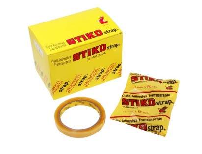 Cinta Adhesiva Stiko Strap 18 Mm. x 50 Mts. Cod. 591-64