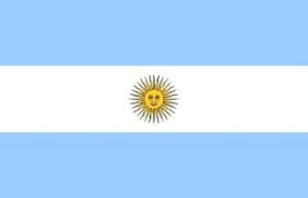 Bandera Argentina De Flameo Nuevo Milenio 30 X 48 Poliester 70 Grs. Con Sol Reforzada Cod.1101