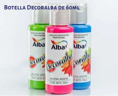 Acrilico Decoralba Decorativo Rojo Señal x  60 Ml. Cod. 8250-484/60