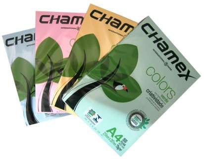 Resma Chamex Colors A4 21 X 29,7 Cms 75 Grs. Verde X 500 Hjs.  Cod. Rca475-Ve