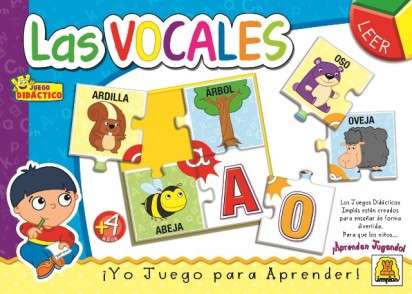 Juego Didactico Y Educativo Implas Las Vocales Cod.330