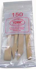 Esteca Turk De Madera 150 Mm. Juego X 4 Unid. Cod. 1922150