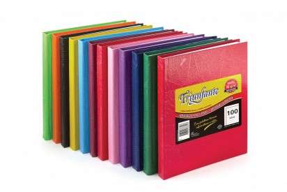 Cuaderno Triunfante 16 x 21 Tapa Carton Araña Verde x  50 Hjs. Rayado - 90 G/M2. Cod. 375125