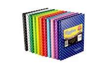 Cuaderno Triunfante 16 x 21 Tapa Carton Lunares Naranja x  50 Hjs. Rayado - 90 G/M2 Cod. 415128