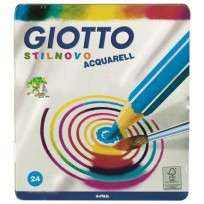 Lapices De Colores Giotto Stilnovo Acuarelable x 24 Largos Lata Cod. 256300Ot