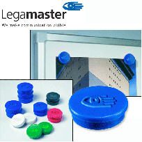 Imanes Legamaster Para Pizarra Magnetica  20 Mm Diametro Negro 250G  X10 Unid.  Cod.860134001