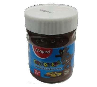 Tempera Maped Color Peps Pote x 200 Ml./250 Grs. Marron Madera Cod. 826619