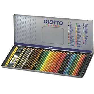Lapices De Colores Giotto Supermina x 50 Elementos Lata Cod. 237500Ot