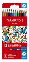 Lapices De Colores Caran Dache School Acuareablel X 12 1290-712 Cod. 089025291290712