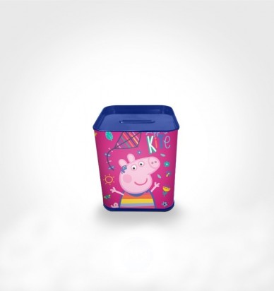 Alcancia Cubo Square Peppa Pig Cod.Halsqpep