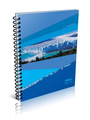 Cuaderno America Nos 29.7 Con Espiral x 80 Hjs. Rayado Cod. 650041