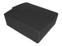 Caja Archivo Materplast Plastica Legajo 39 x 28 x 12 Cms. Negro Cierre Al Medio Sin Impresion Cod. 808/N