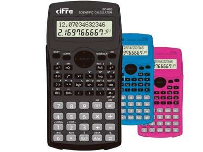 Calculadora Cifra Cientifica SC  820 Color Rosa Cod. Sc-820/R