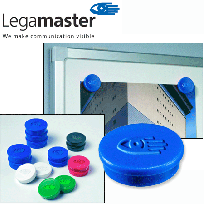 Imanes Legamaster Para Pizarra De Cristal  Glassboard Pure  30 Mm Diametro  X5 Unid.  Cod.866223000