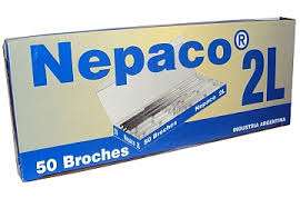 Broche Nepaco Nro. 2 L x 50 Unid. Cod. 2003
