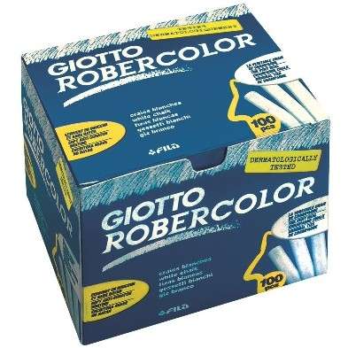 Tiza Giotto Robercolor Blanca x 100 Unid. Cod. 538800Es