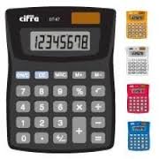 Calculadora Cifra De Escritorio DT 67 8 Digitos Blanco Cod. Dt-67/B