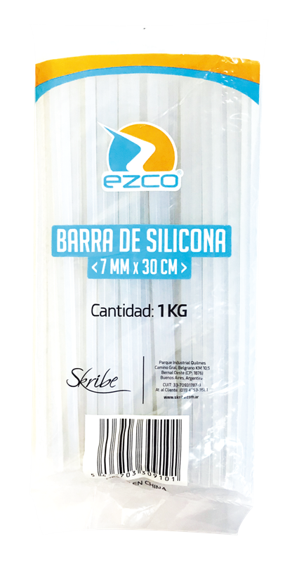 Barra Ezco De Silicona 7.3 Mm. x 1 Kg. Cod. 601051