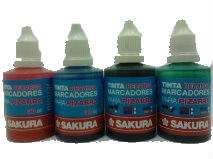 Tinta Sakura Para Marcador Para Pizarra Rojo x 30 Cc. Cod. 19300501003