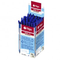 Boligrafo Filgo Stick 025 Fine 0.7 Mm. Azul x 50 Unid. Cod. Sk7-C50-A