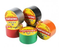 Cinta Adhesiva De Tela Laminada con Polipropileno Fantastiko  48 Mm. x 9 Mts. Blanco. Cod. 716-01