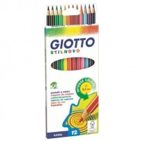 Artística Portento - Lapices de Colores Profesionales Giotto StilNovo  Aquarell en Lata. Incluye: Lápices de colores Giotto Stilnovo Aquarell Con  un largo de 18 cm. Barnizado en el mismo color de la