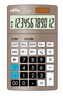 Calculadora Cifra De Escritorio DT  660 12 Digitos Cod. Dt-660