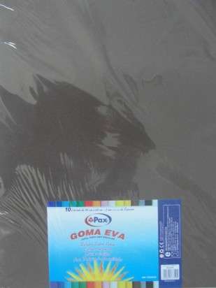 Goma Eva Pax 45 x 60 Cms. Marron x 10 Unid. Cod. 139841Ot