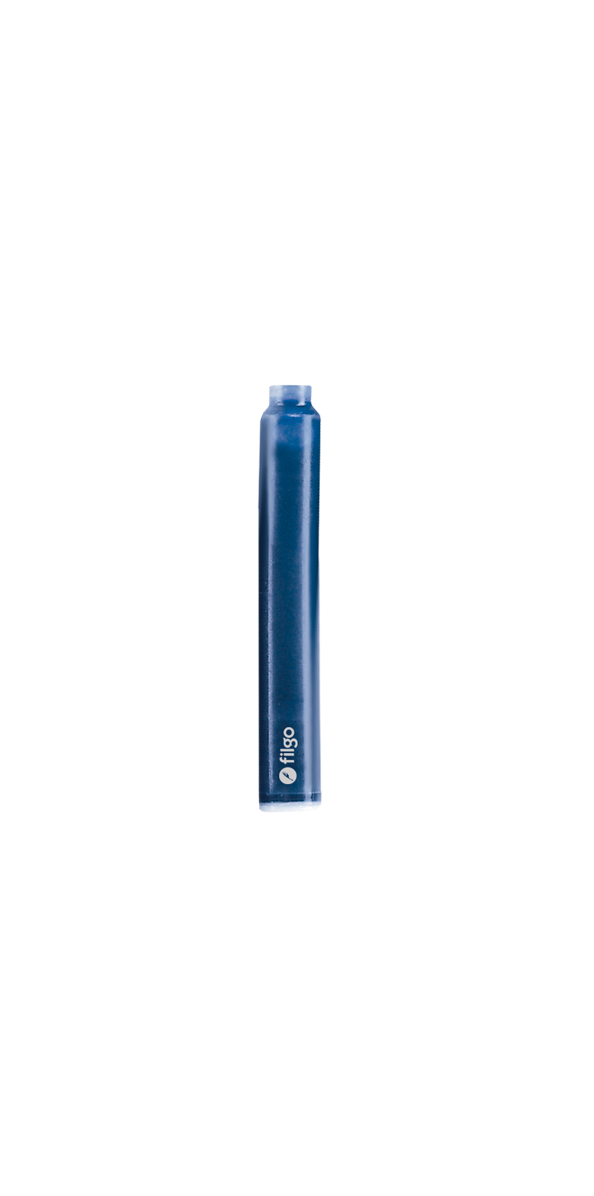 Cartucho Filgo Tinta Azul Lavable x 6 Unid. Cod. Ic-50