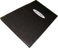 Libro Actas Corona 2 Manos Tapa Negra Bulto x 20 Unid. Cod. ACTAS2M/B
