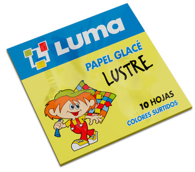 Papel Glace Luma Lustre Sobre x 10 Hjs. 10 x 10 Cms. x 50 Sobres Cod. 10-00