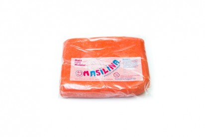 Masa Masilina X 1 Kg. Color Naranja Fuerte. Bolsa Reforzada.Cod.100Nf