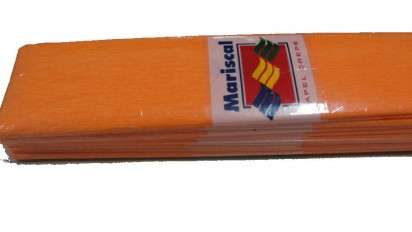 Papel Crepe Mariscal Naranja Paq. x 10 Planchas Cod. Cr/10/04
