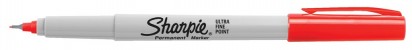 Marcador Permanente Sharpie Ultra Fino (0,5 Mm.) Rojo Cod. 2050581